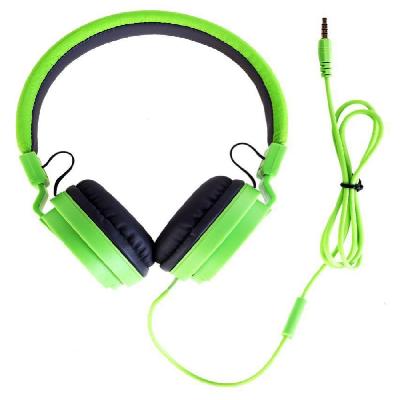 Corseca Dmhw 3213 Green Stereo Wired Headphone With Mic 3.5"
